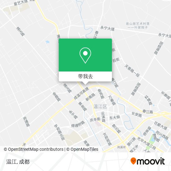 温江地图
