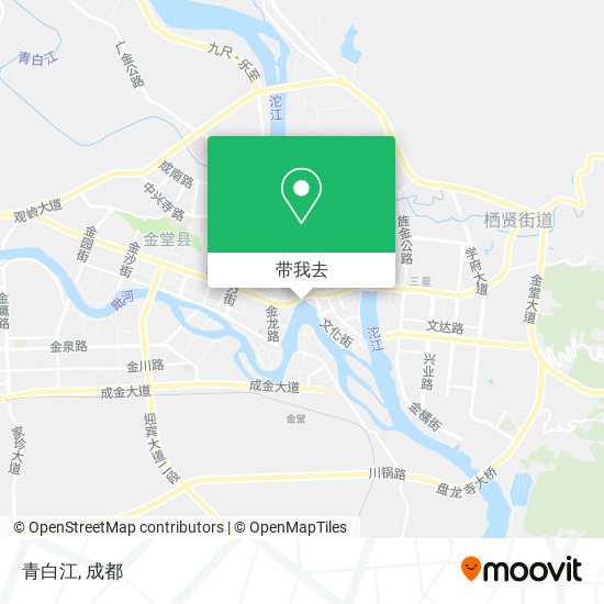 青白江地图