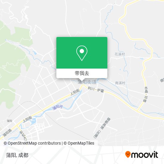蒲阳地图
