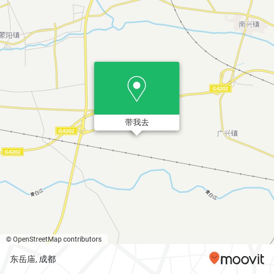 东岳庙地图
