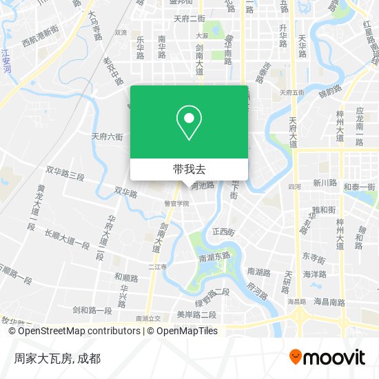 周家大瓦房地图