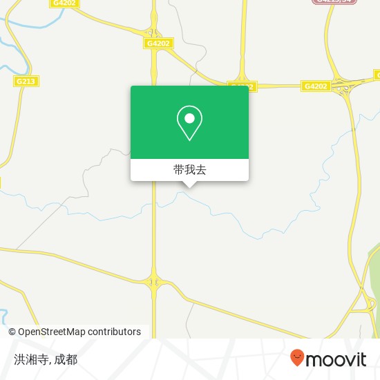 洪湘寺地图