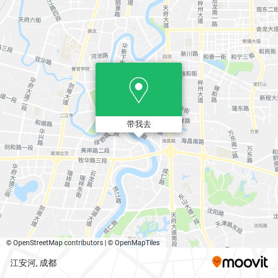 江安河地图