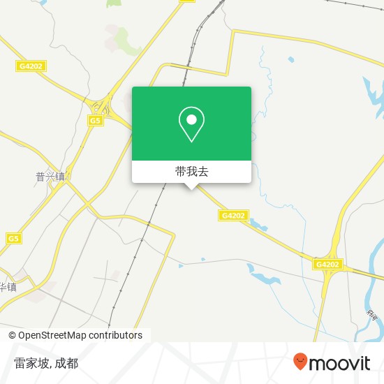 雷家坡地图