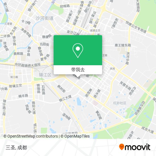 三圣地图