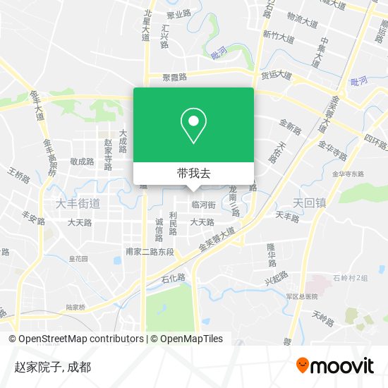 赵家院子地图
