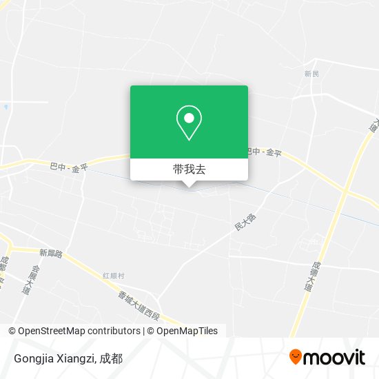 Gongjia Xiangzi地图