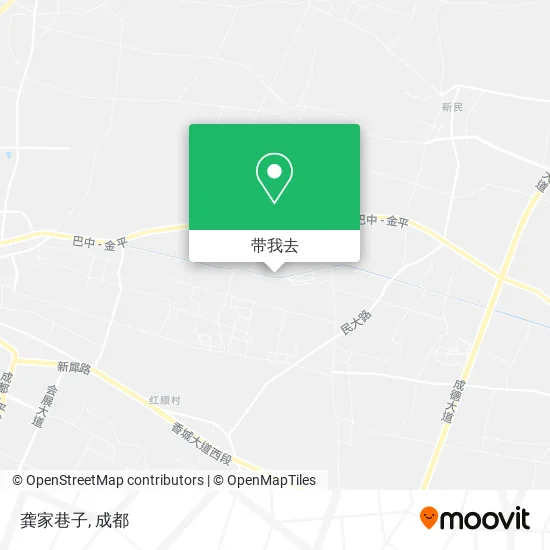 龚家巷子地图