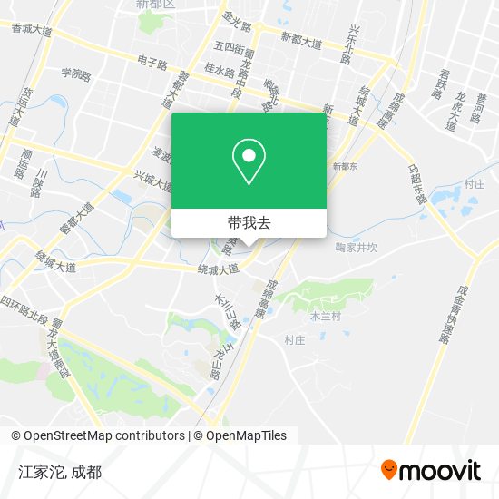 江家沱地图