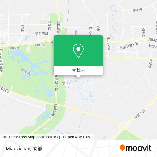 Miaozishan地图