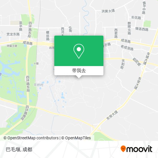 巴毛堰地图