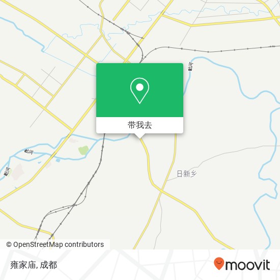 雍家庙地图