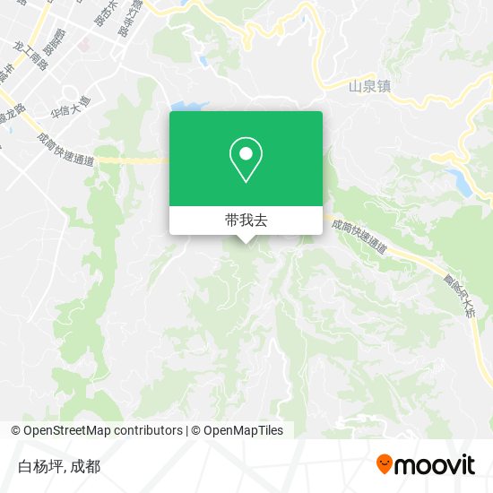 白杨坪地图