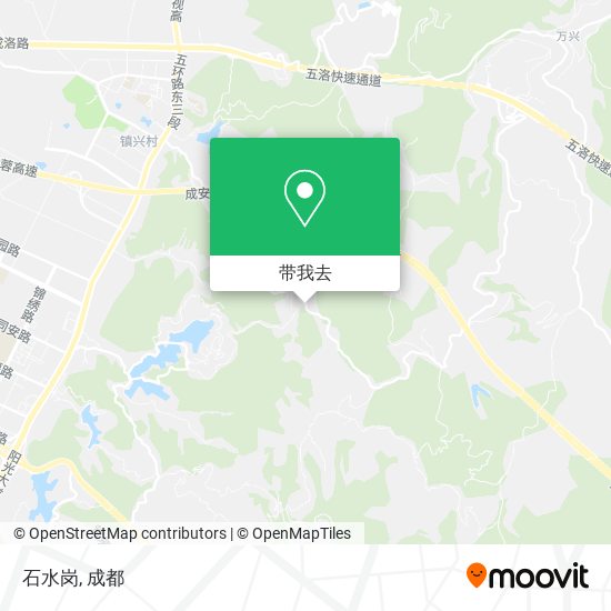 石水岗地图