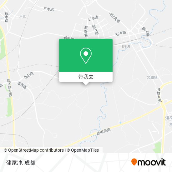 蒲家冲地图