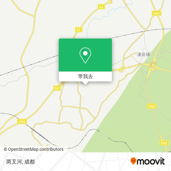 两叉河地图