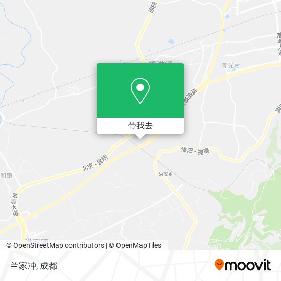兰家冲地图
