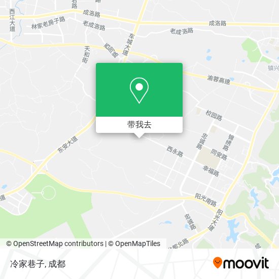 冷家巷子地图