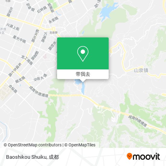 Baoshikou Shuiku地图