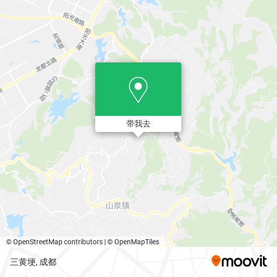 三黄埂地图