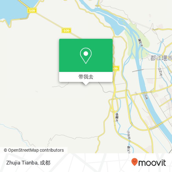 Zhujia Tianba地图