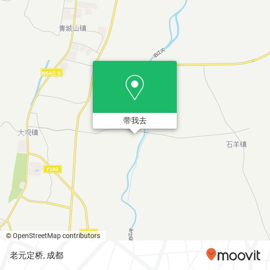 老元定桥地图