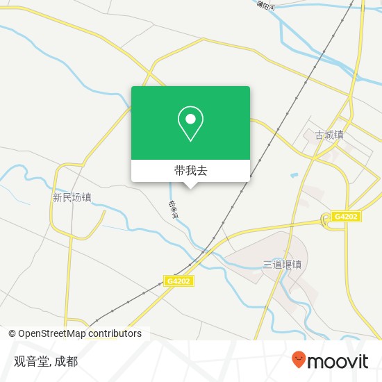观音堂地图