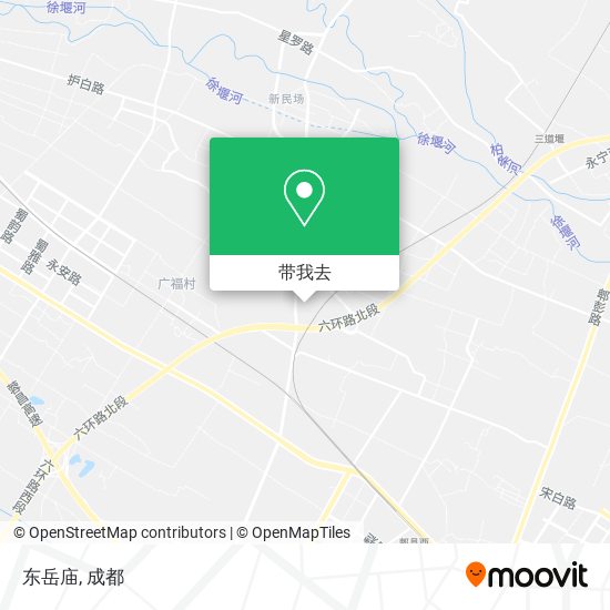 东岳庙地图