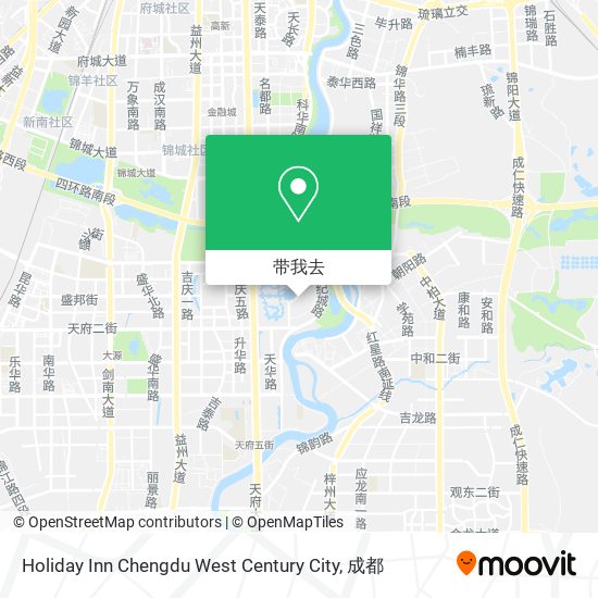 Holiday Inn Chengdu West Century City地图