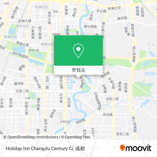 Holiday Inn Chengdu Century Ci地图