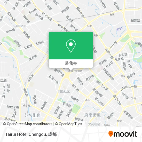Tairui Hotel Chengdu地图