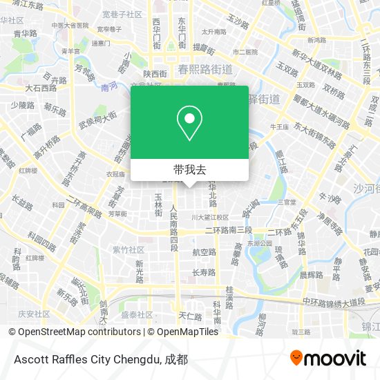 Ascott Raffles City Chengdu地图