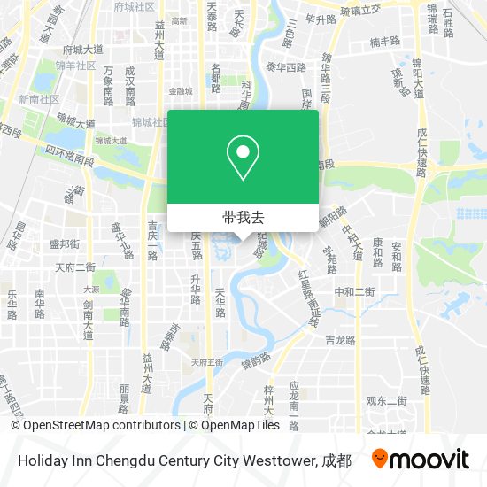 Holiday Inn Chengdu Century City Westtower地图