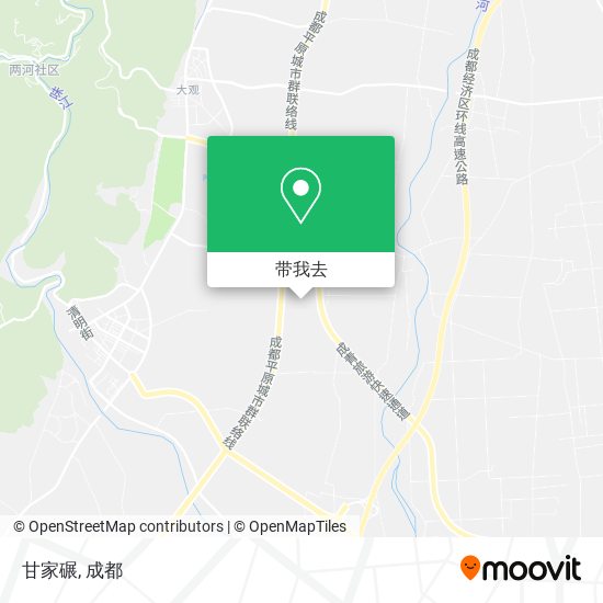 甘家碾地图