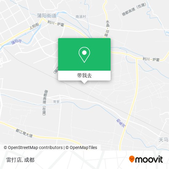 雷打店地图
