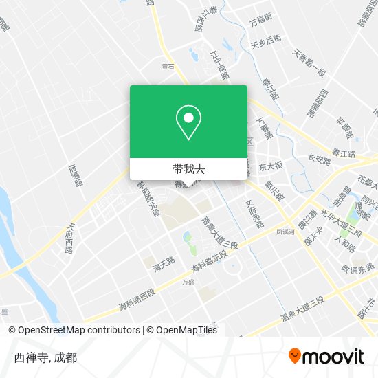 西禅寺地图