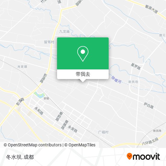 冬水坝地图