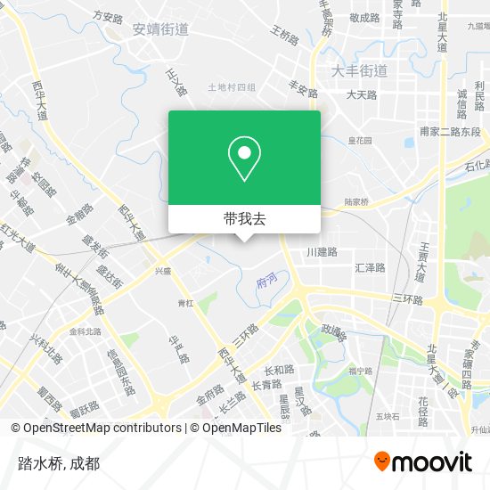 踏水桥地图