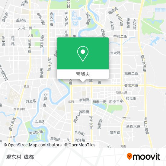观东村地图