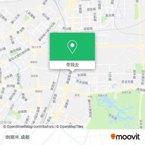 倒潮冲地图