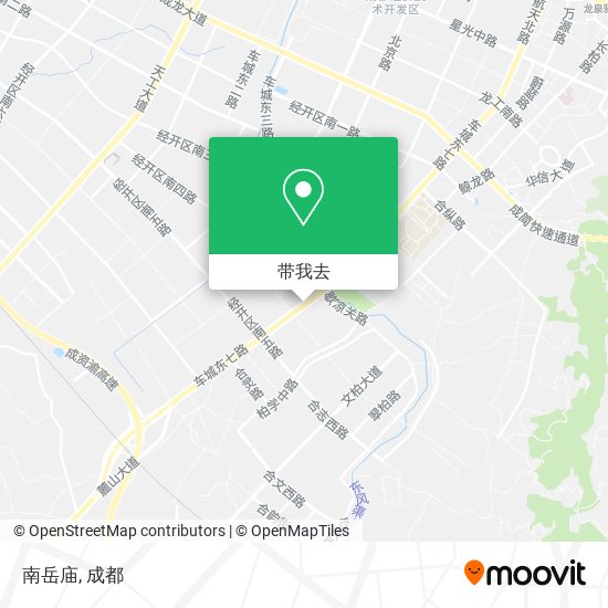 南岳庙地图