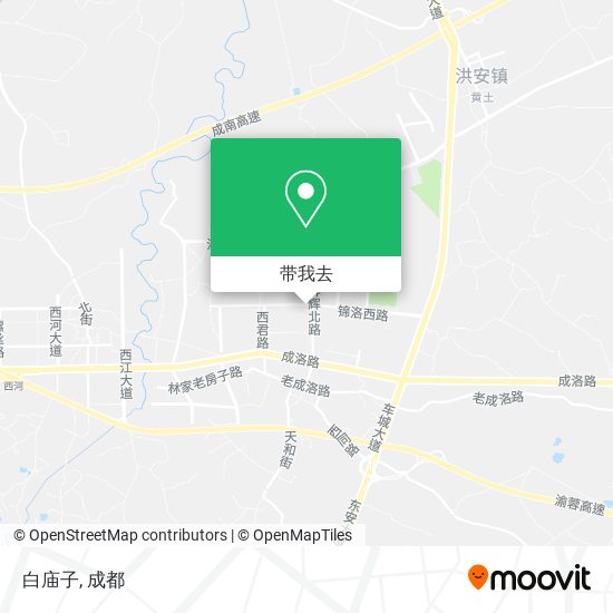 白庙子地图