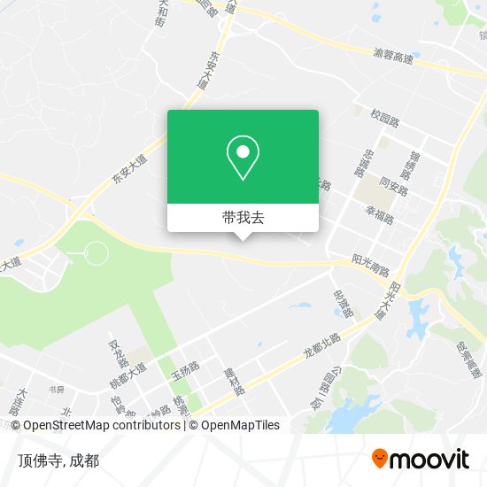 顶佛寺地图
