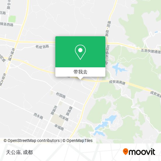 天公庙地图