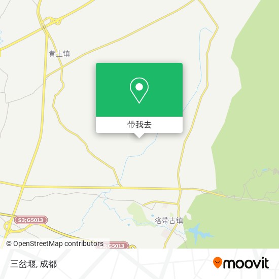 三岔堰地图