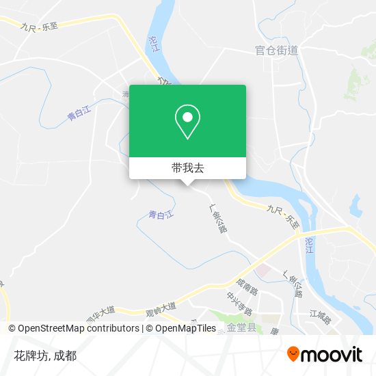 花牌坊地图