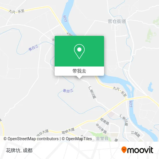花牌坊地图