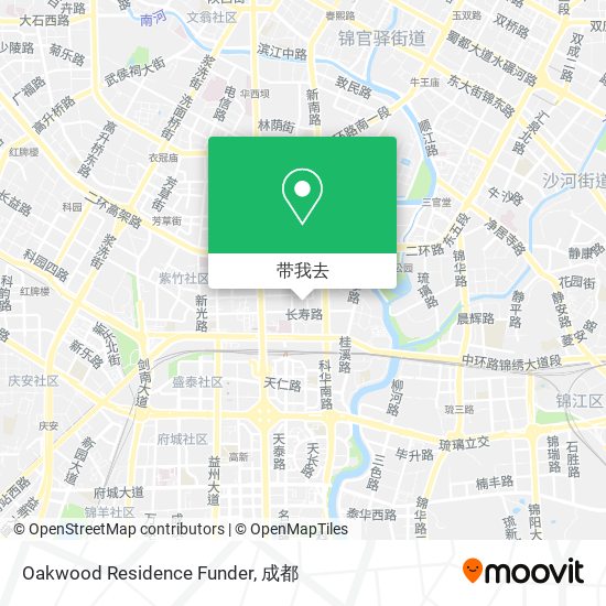 Oakwood Residence Funder地图
