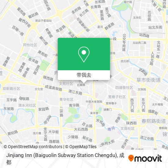 Jinjiang Inn (Baiguolin Subway Station Chengdu)地图