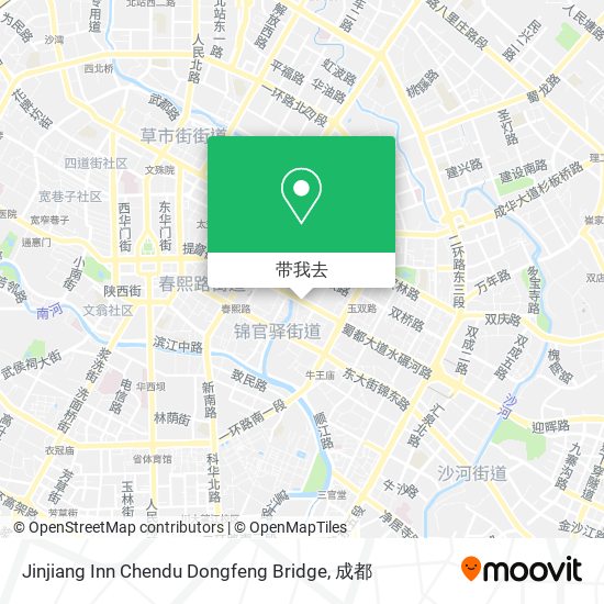 Jinjiang Inn Chendu Dongfeng Bridge地图